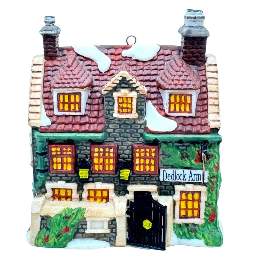 Charles Dickens Heritage Dedlock Arms Ornament 1994 Collectors Edition Porcelain